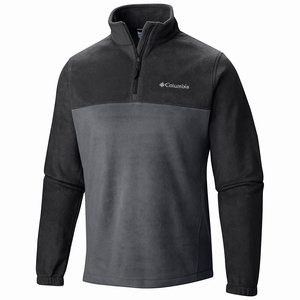 Columbia Steens Mountain™ Half Zip Skinna Herr Svarta/MörkGrå (OKNRF3910)